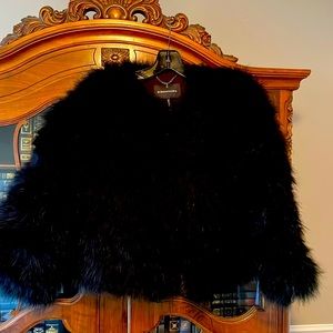 COPY - Bcbgmaxazria Zoey Real Ostrich feather jacket, NWOT